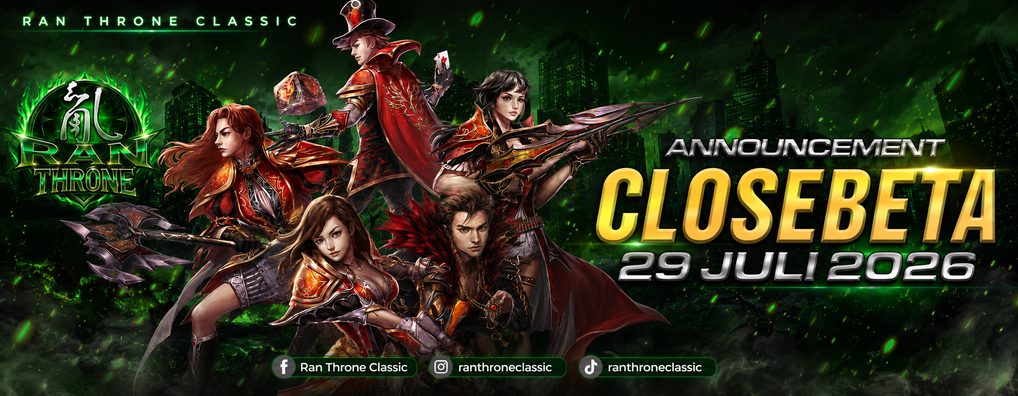 ANNOUNCEMENT CLOSE BETA